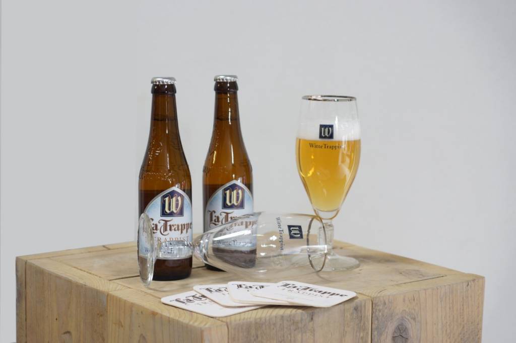 La Trappe Witte Trappist Voetglas 30cl