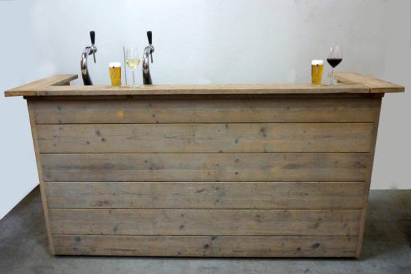Uitgiften buffet Steigerhout 2m
